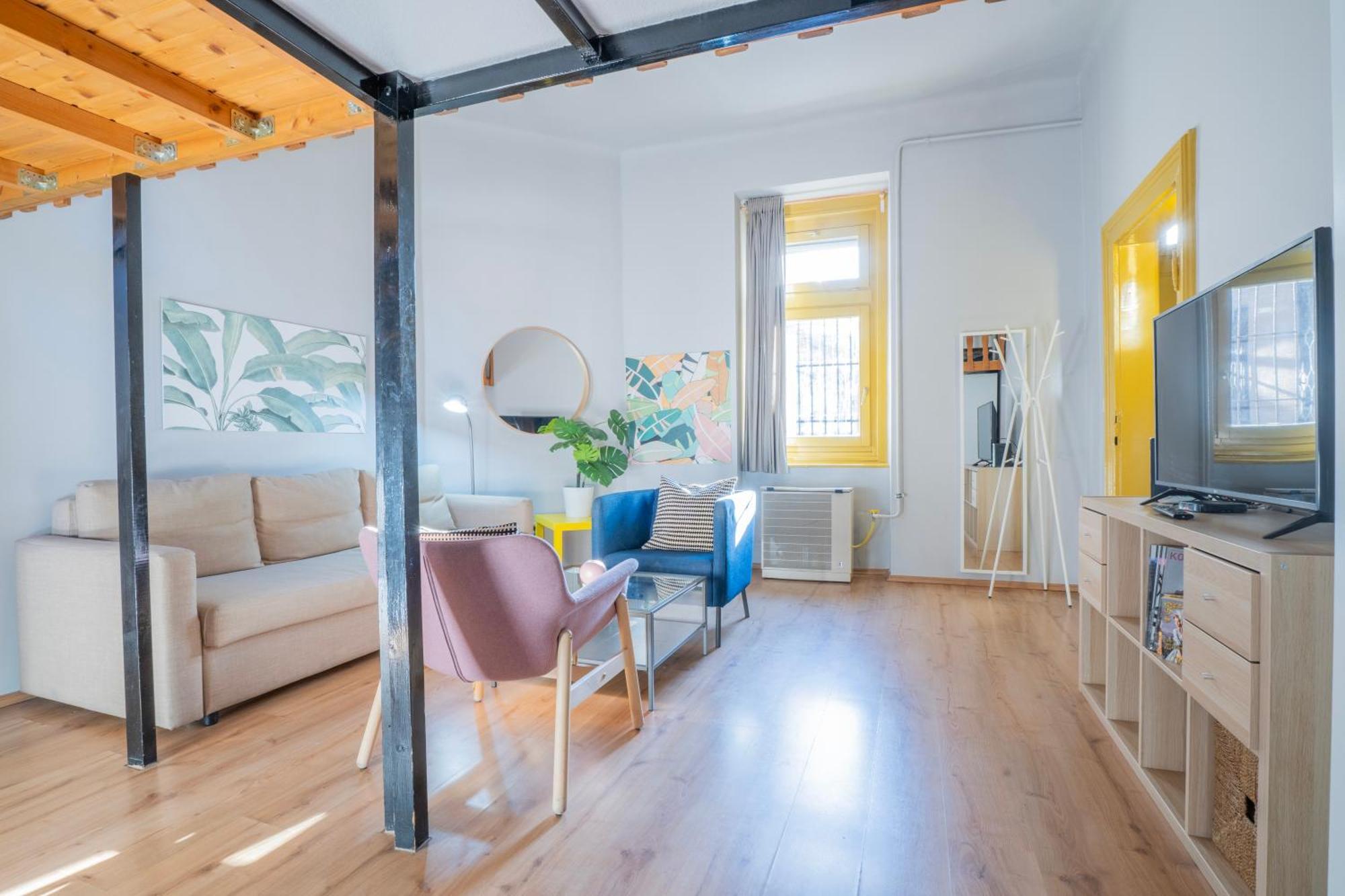 Klau10 Studio Apartment In Party District. Budapest Luaran gambar